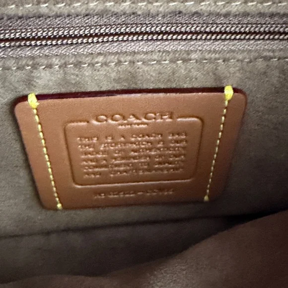 Coach Etta Small Flap Shoulder Bag in Signature Chenille